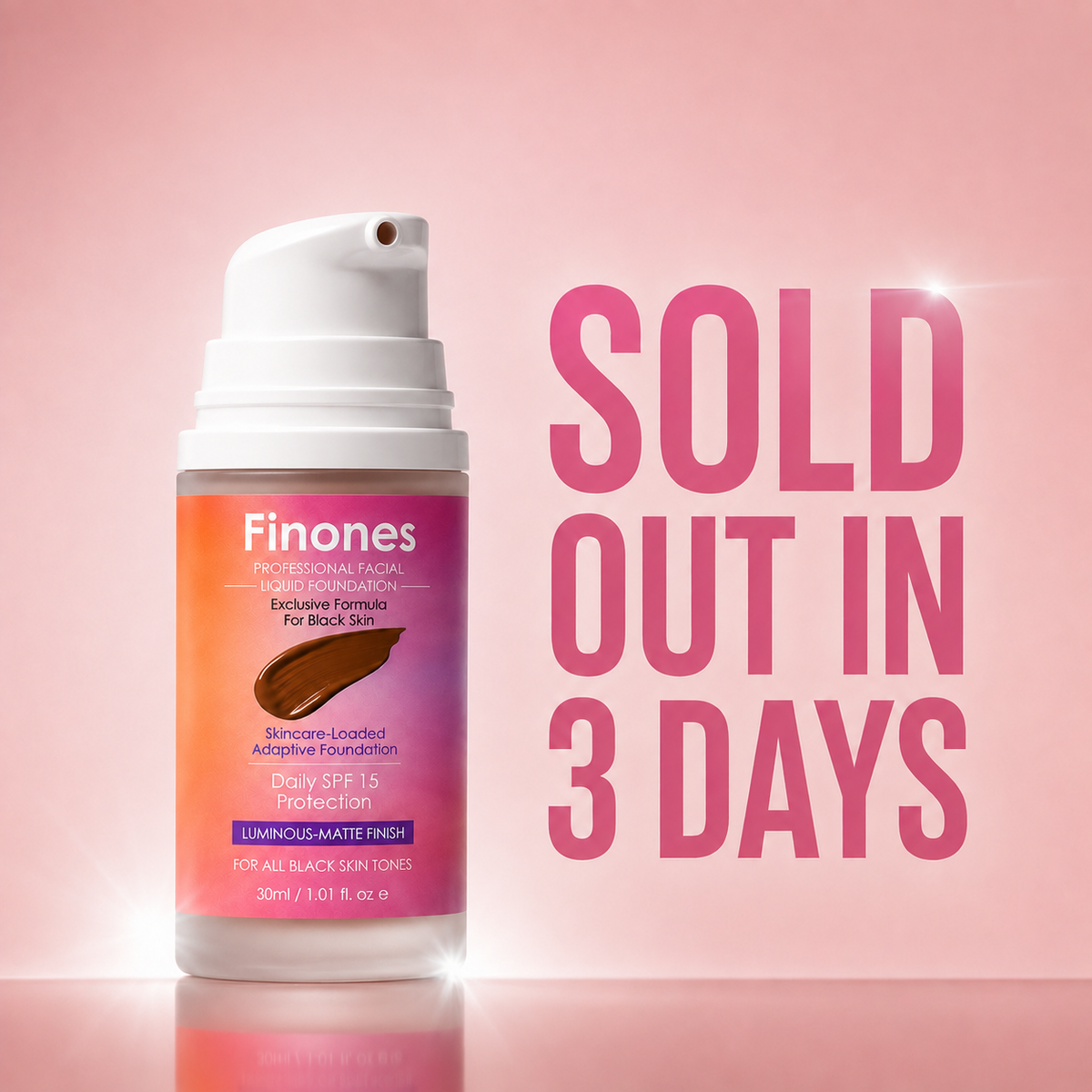 Finones™ Skincare- Loaded Adaptive Foundation SPF 15++