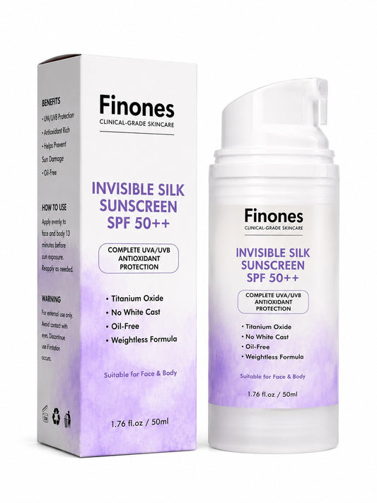 Finones™ Invisible Silk SPF 50++ Sunscreen