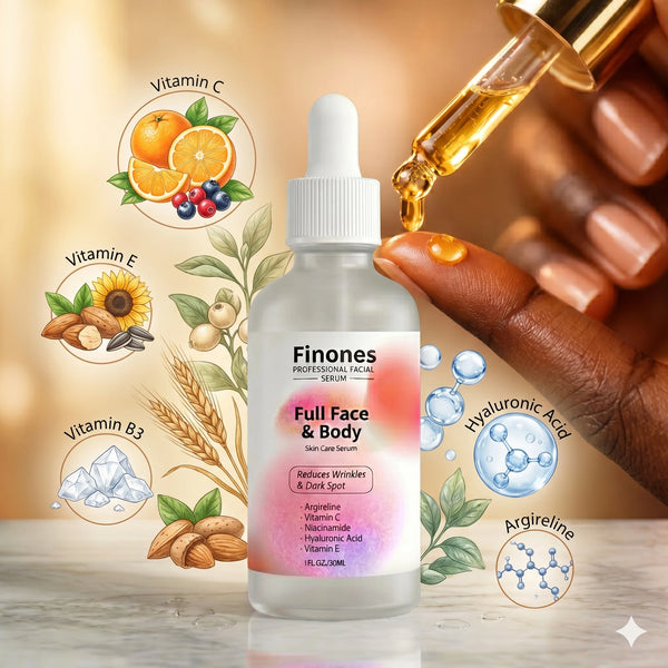 Finones Flasche mit Zutatenliste